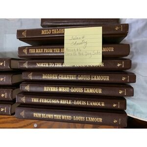 Louis L'Amour Talon & Chantry Leatherette Hardcover Western Books Vintage